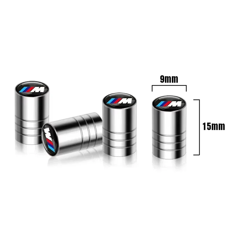 Metal Car Tire Valve Caps Wheel Tyre Air Valve Stem Dust Protector Cover for BMW Performance M E46 E90 E60 F30 F10 E36 G20 X2 X5