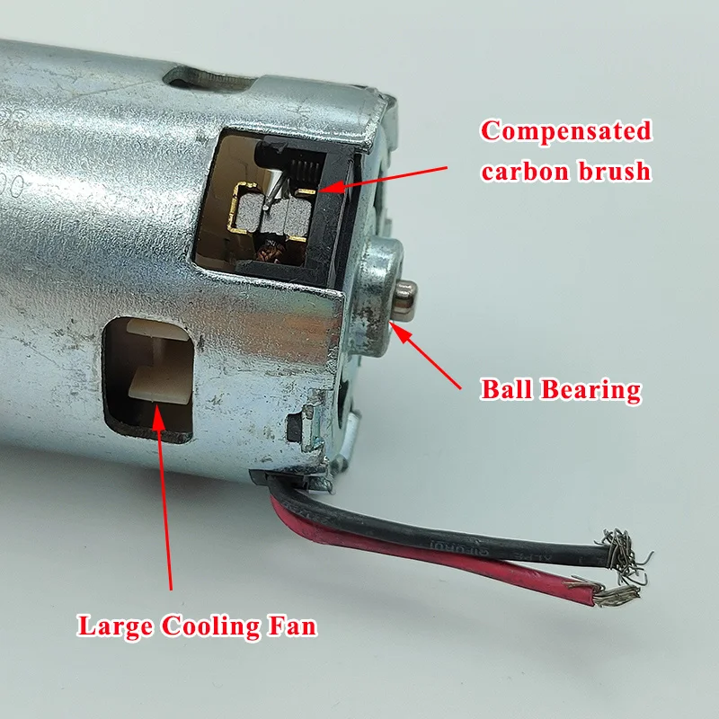 48MM RS-887 motorový stejnosměrný 12V 18V 24V 36V 16000RPM vysoký rychlost energie velký kroutící moment motorový pro drill&screwdriver motorová pila řezací nářadí