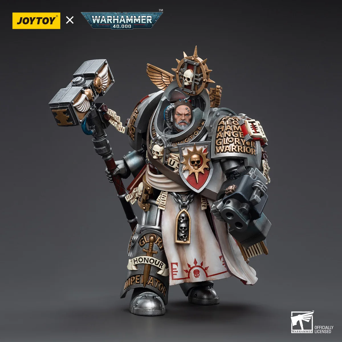 Milwauin Stock milwaujoytoy Warhammer 40k Grey Knights Grand Master Voldus 1/18 Collection giochi di Anime Figure Toys Set di modelli militari