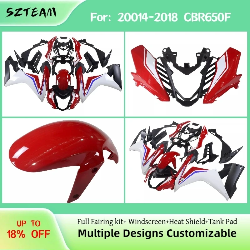 For Honda CBR650F 2014 2015 2016 2017 2018 New Style Fairing Kit CBR 650F 14-18 Injection Pro Motorcycle Fairings