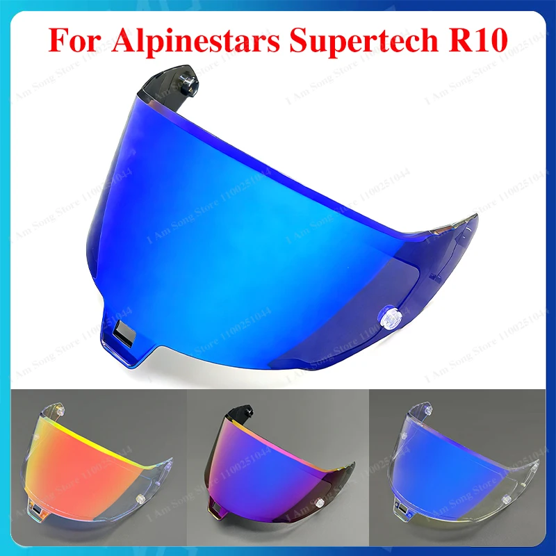 

Козырек для мотоциклетного шлема для Alpinestars Supertech R10, замена пылезащитных аксессуаров для мотоциклов с защитой от УФ-лучей и царапин