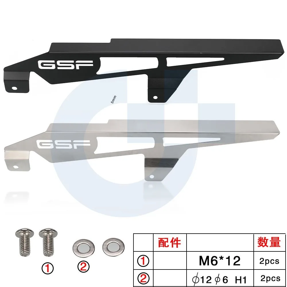 Untuk SUZUKI GSF 600 Bandit S 1200 1250 aksesori motor pelindung rantai roda Aluminium Slide Sprocket penjaga rantai