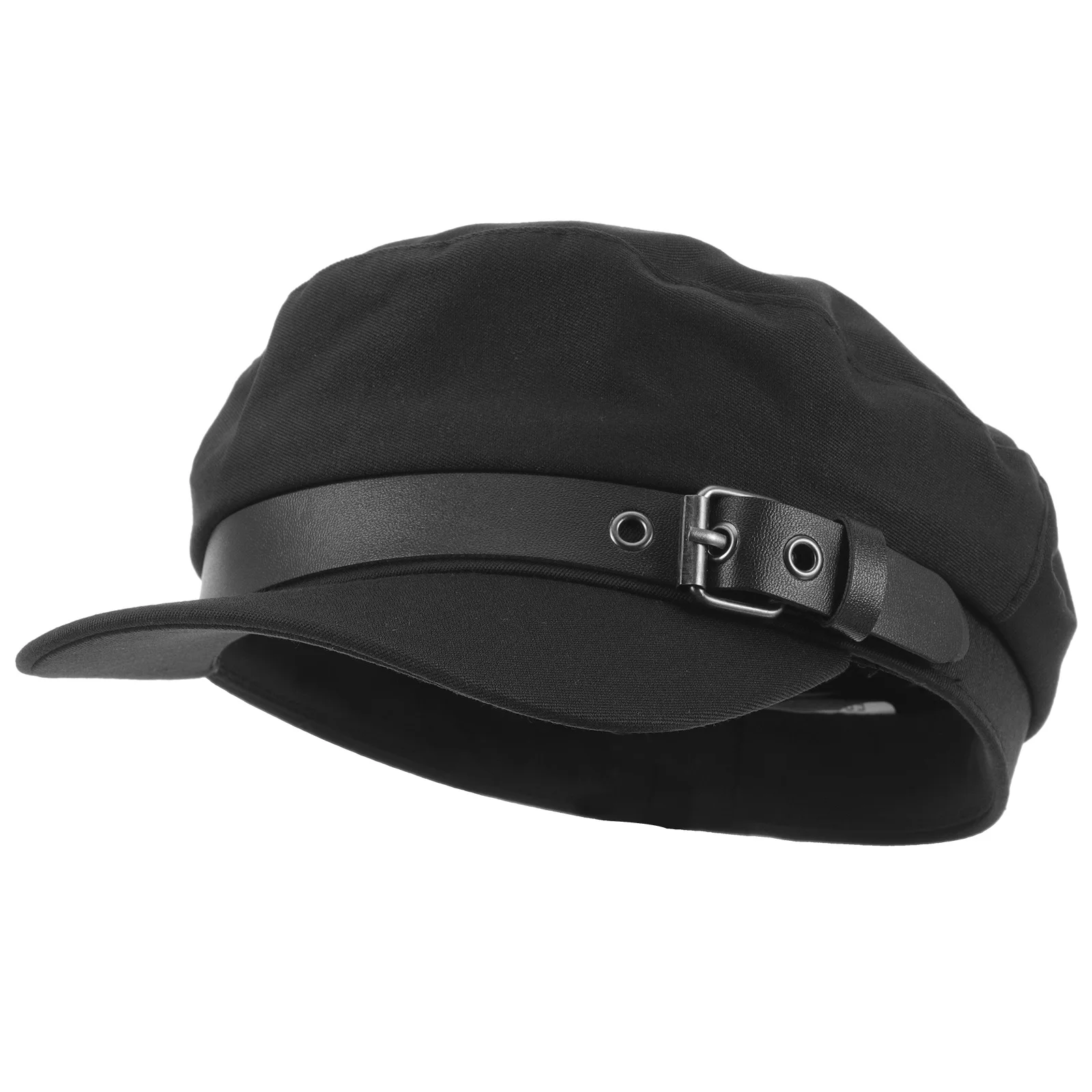 

Women Beret Buckle All-Match Beret Comfortable Cotton Peaked Caps for Work Travel Women Hat Peaked Caps
