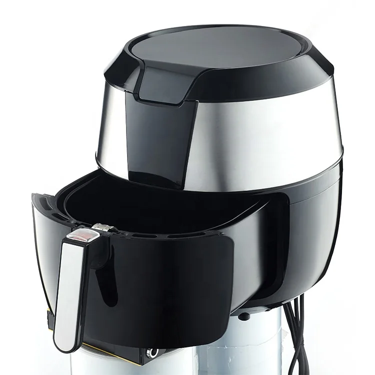 

Best Price Round 5.5Litres Removable Basket Outdoor Air Fryer Oven Electric With Digital Display Screen