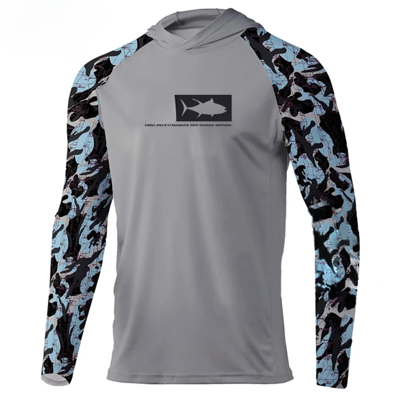 2023 Hoodie  Summer Long Sleeve Performance Shirt for Fishing Wear Anti-uv Breathable Fishing Shirt