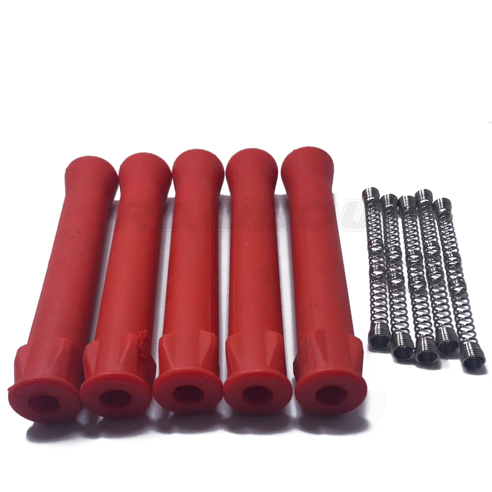 

4 PCS Ignition Coil Nec000130 550 Rubber Boot With Spring For Rover 25 45 200 400 550 Mg 6 Tf Zr Mgf Lotus Elise