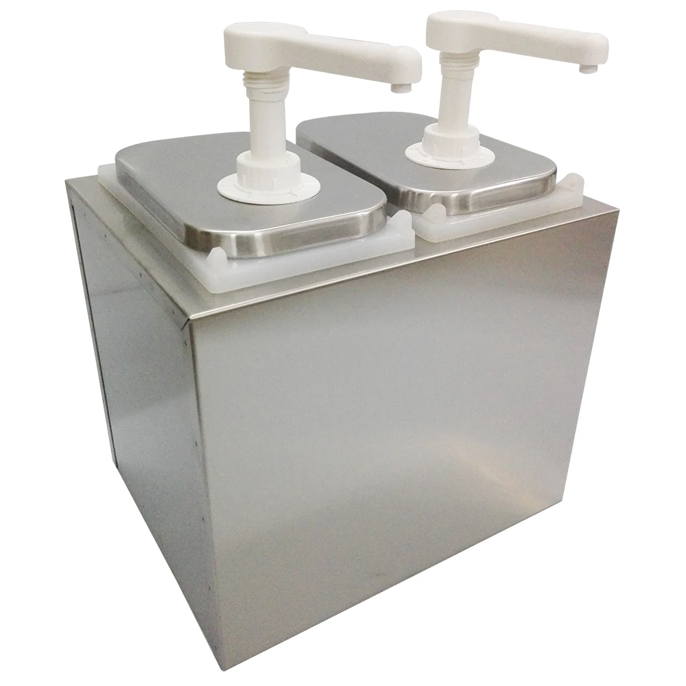 

Foodsense Big Hot Commercial Stainless Steel Sauce Dispenser Pump Bottle Inox