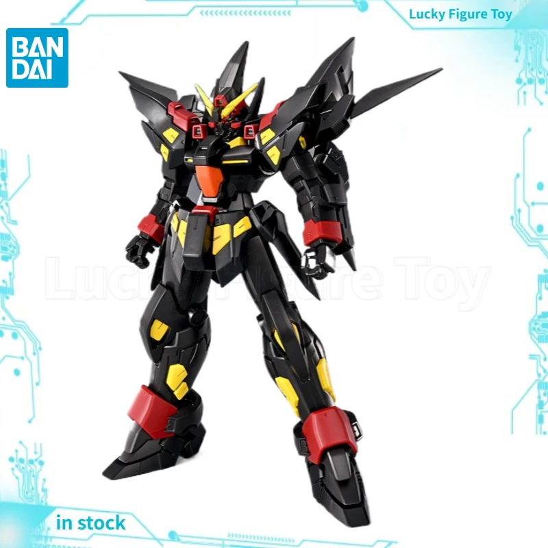 【Original】BANDAI HG Super Robot Wars OG Huckebein Mk-II Trombe Mecha-montierte Actionfigur Modellspielzeug