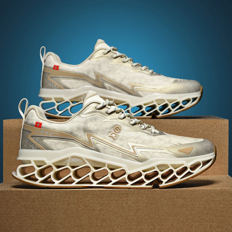 Chaussures de sport décontractées pour hommes de haute qualité, offrant un confort supérieur |     Tige en tissu respirant innovant avec conception légère pour un soutien tout au long de la journée |     Convient pour une utilisation quotidienne, les trajets urbains