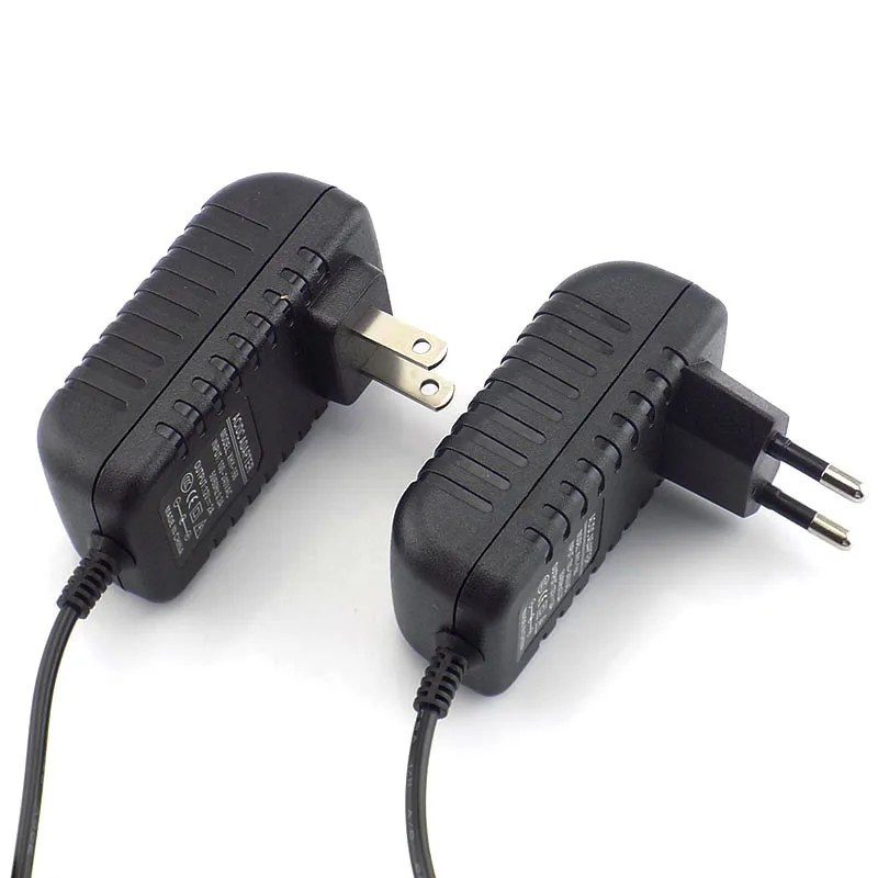 12V 1A 2A 0.5A AC DC Power Adapter Supply Charger adapter US EU Plug DC male female 5.5x 2.1mm for LED Strip Lamp light