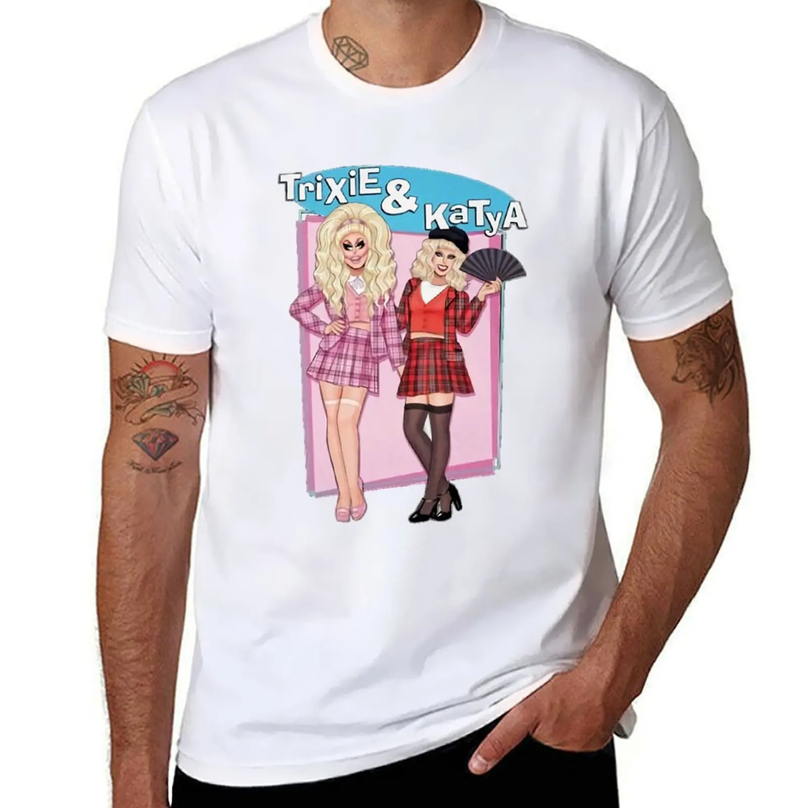

Katya Zamolodchikova Merch Trixie _ Katya T-Shirt t shirts for man graphic funny funny t shirts man T-Shirt
