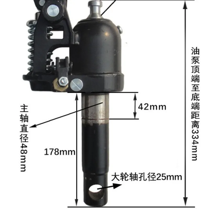 Manual Forklift Cylinder Accessories 3 Tons 5 Tons Hydraulic Truck Oil Pump Ground Cow Jack Forklift
