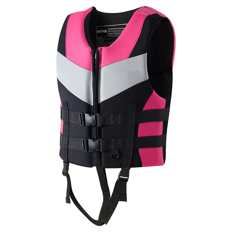 Wholesale Front Zip Lightweight Jetski Life Vest  Swimming Men Wakeboard Lifejacket Boating Rafting Adult Life Jackets