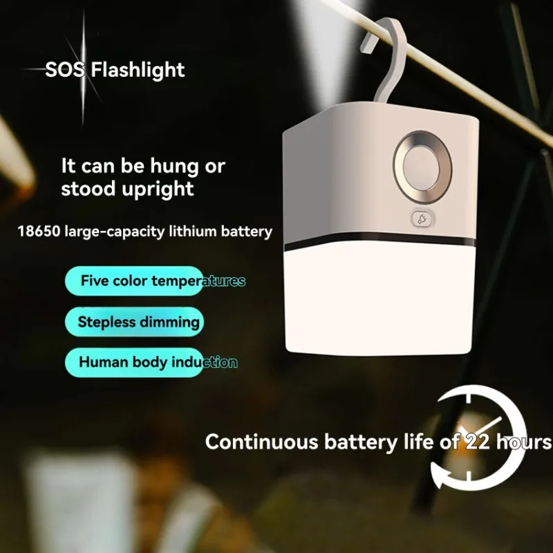 

F-T Emergency Flashlight& SOS Function Multi-Color LED Motion Sensor Light-Infrared Sensing Indoor Lamp