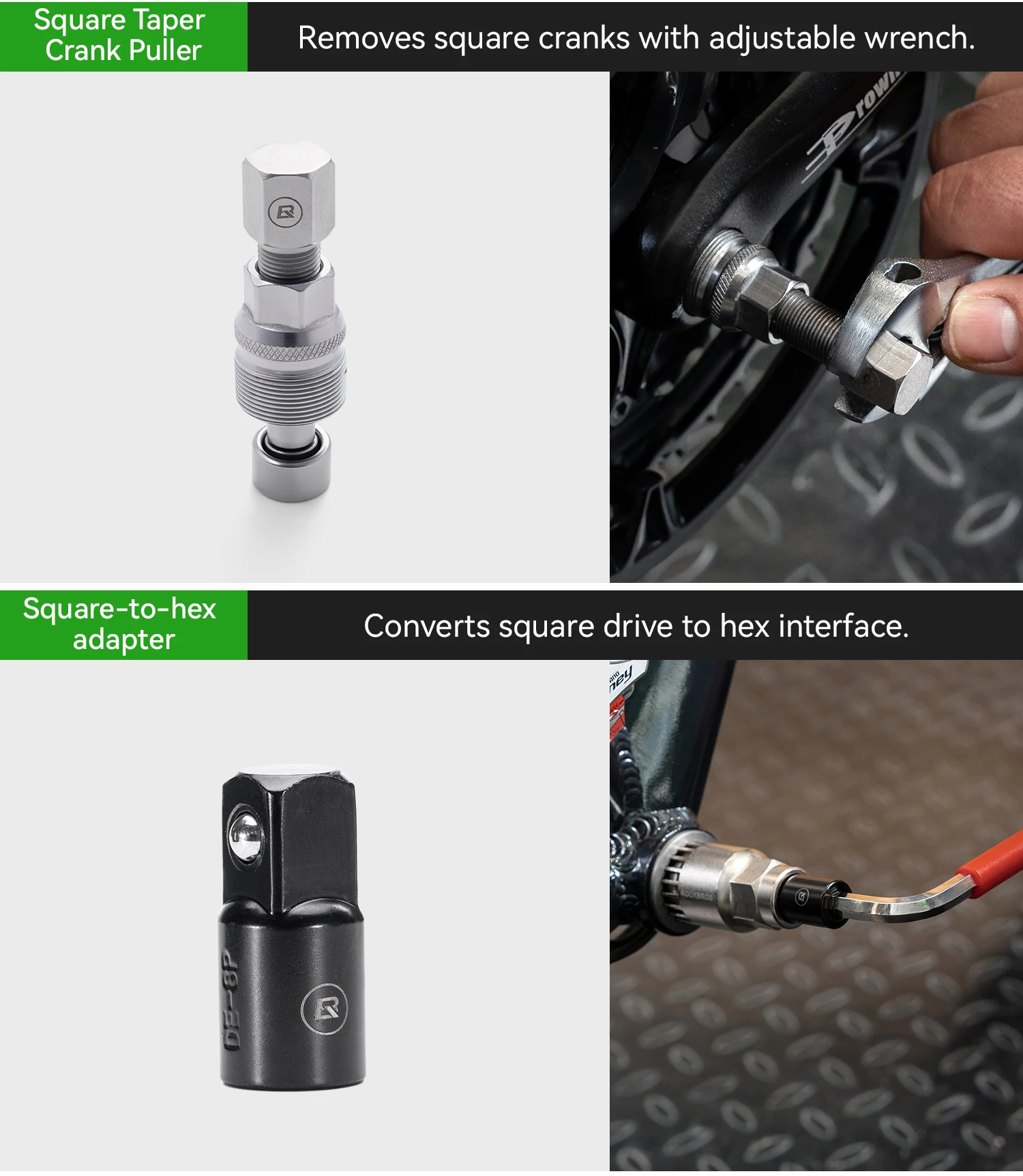 ROCKBROS Fahrrad-Reparaturwerkzeug-Set Multifunktionales 22-in-1 Fahrrad-Kombinations-Wartungswerkzeug-Set Fahrrad-Zubehör – Detail 13
