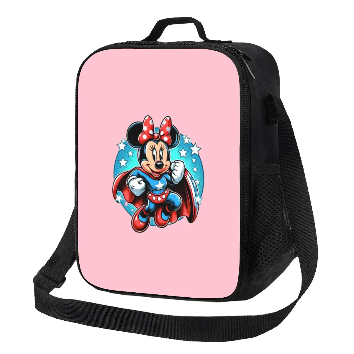 

Custom Mickey Mouse Anime Cartoon Thermal Insulated Lunch Bags Resuable Lunch Tote Kids School Children Storage Bento Food Box