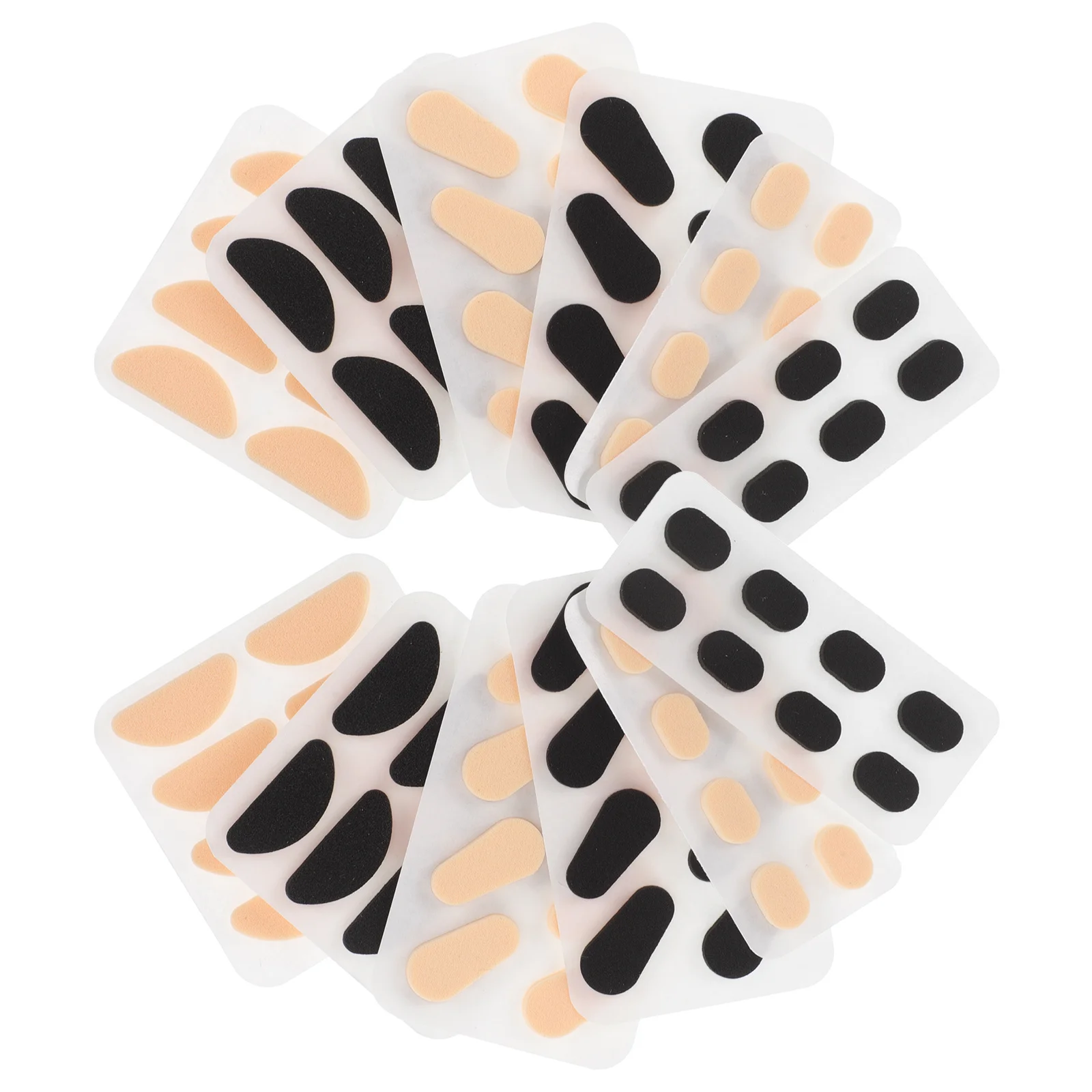 

96Pcs Eyeglass Nose Pads Soft Eva Sponge Adhesive Cushion Anti-Slip Non-Slip Glasses Nose Protectors Comfort Fit for Plastic