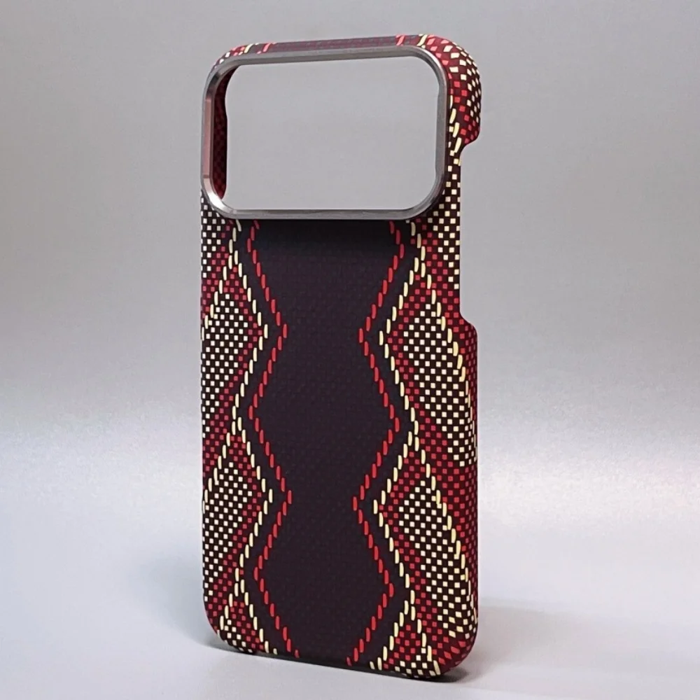High Quality Magnetic Kevlar Texture Case for iPhone