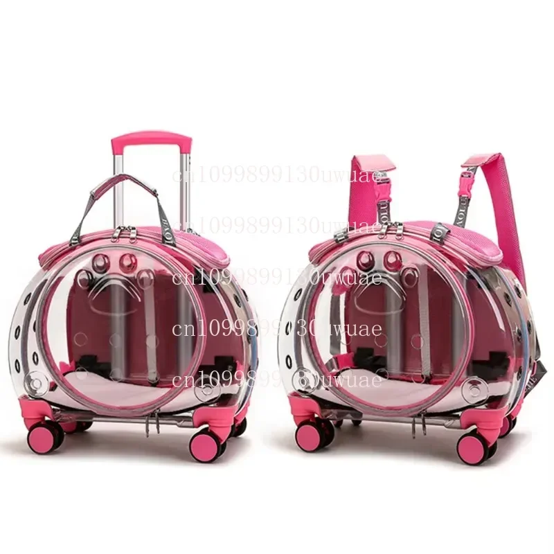 

Портативная тележка для собак, кошек, домик, дорожный рюкзак, корзина для домашних животных