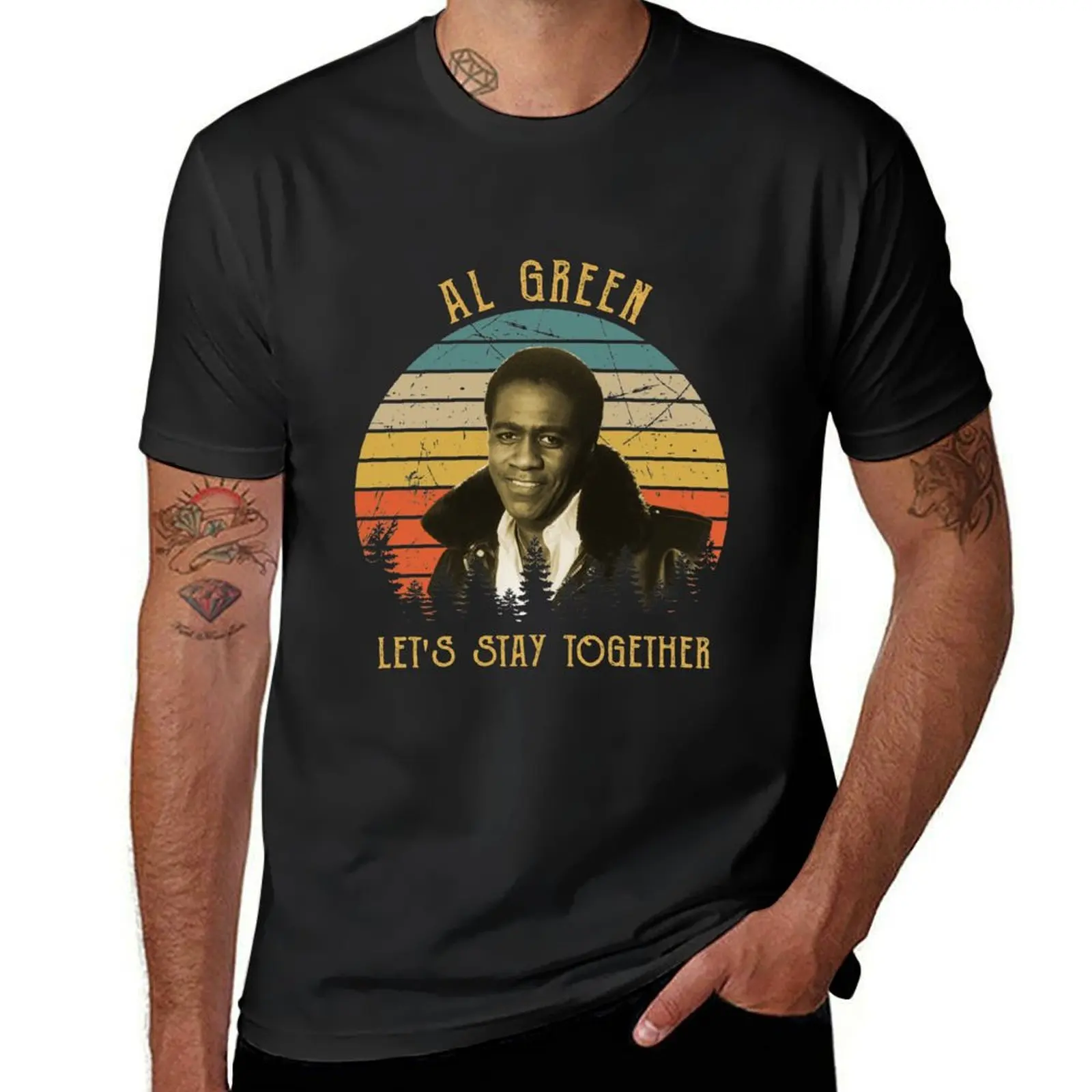 

Al green Lets stay together Vintage T-Shirt Blouse customs anime kawaii clothes men clothes