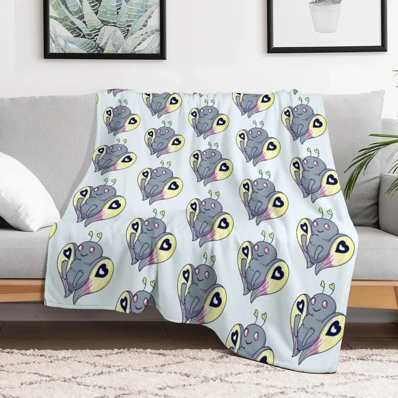 

Kawaii Mothman Throw Blanket cosplay anime Single Blankets Sleeping Bag Decoratives Cute Plaid Tourist Blankets