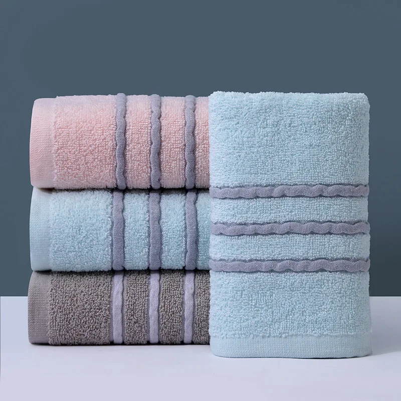 

33x73cm 100% Cotton Bathroom Hand Towel Thickened Face Hair Towels Bathroom Adults Hotel Travel LoverIncreases Water Absorption