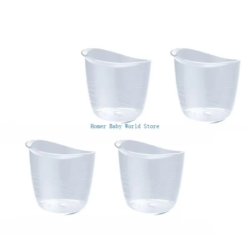 

B2QD 4pcs Bottle Alternative Baby Cup Feeder Reliable Feeding Solution for Newborns