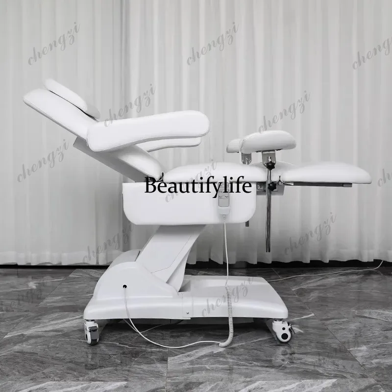 TTT Beauty Speciality Massage Beds Adjust Esthetician Nail Face Massage Beds Ear Cleaning PU Leather Furniture Mesa