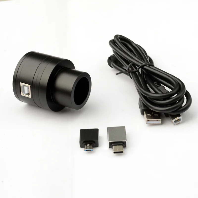 2MP CCD/CMOS teleskop astronomiczny kamera 1.25 w/mikroskop 23.2mm połączenie USB telefon komórkowy/fotografia komputerowa HD Full Frame