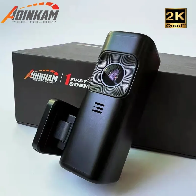 ADINKAM Mini Dash Cam 2K 1400P HD Video Recorder with IPS Screen Discreet Hidden DVR 24H Parking Monitoring WIFI Connect APP view 2