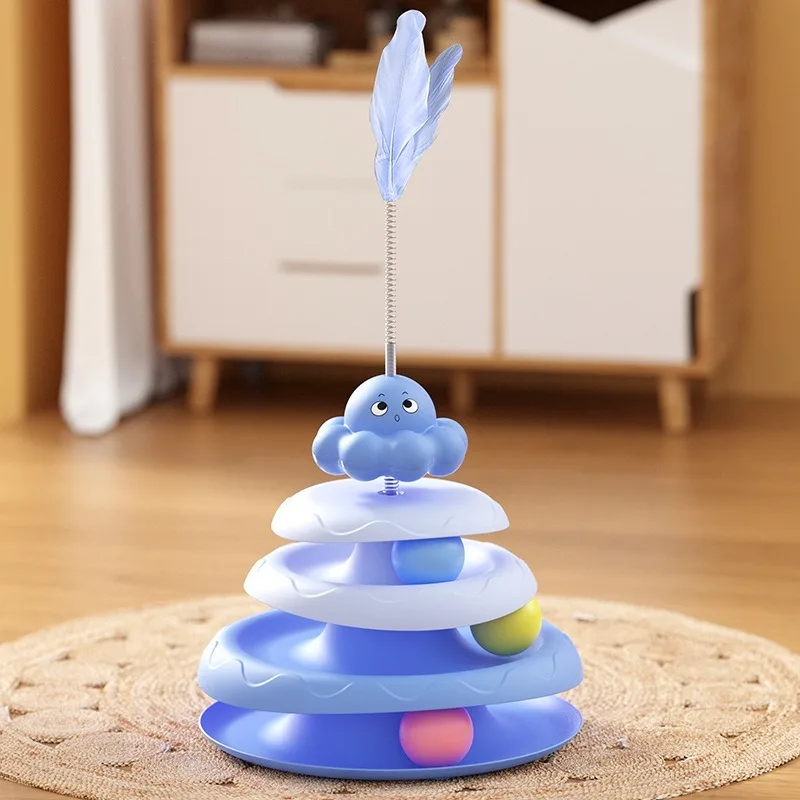 Interactive Cat Turntable Toy 4