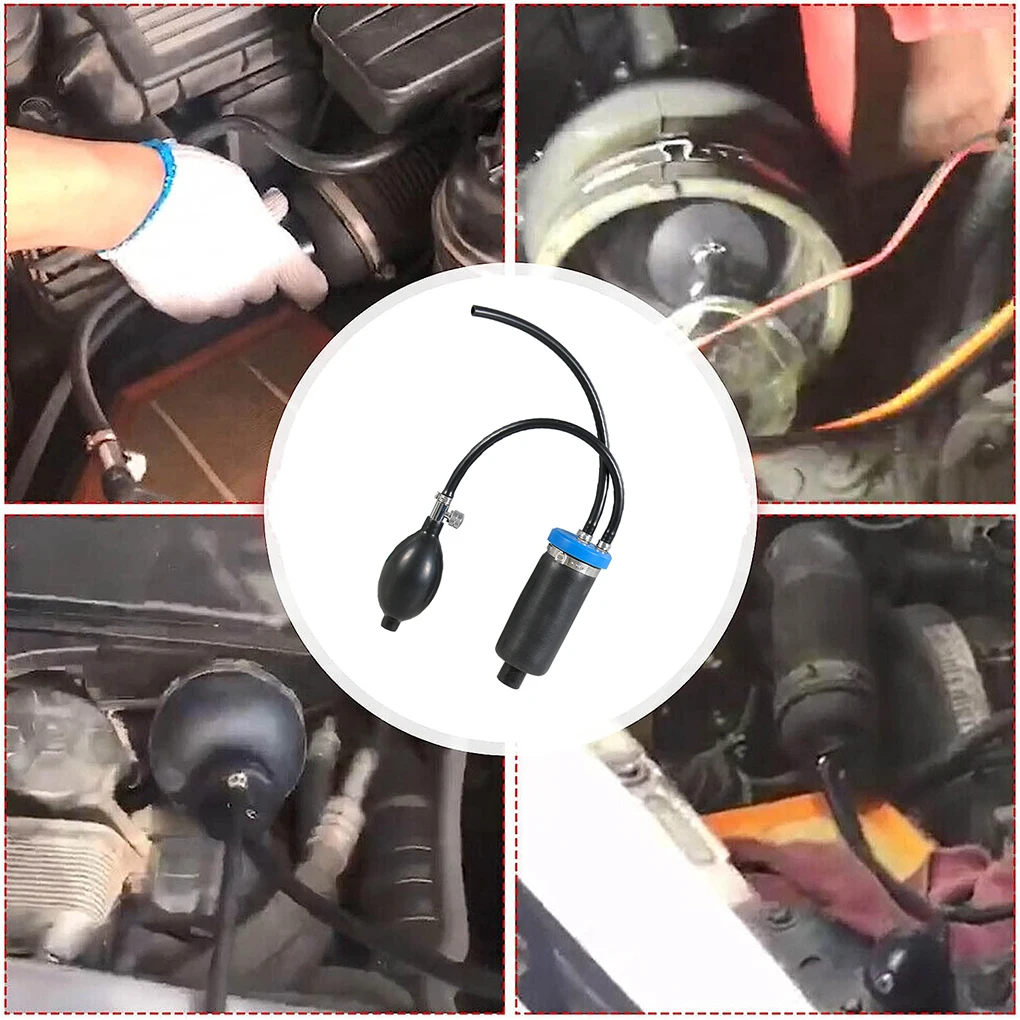 Black Professional Smoke Machine Leak Detector For Automotive Diagnostics Smoke Leak Detector Car Smoke Such As Round gallery 3