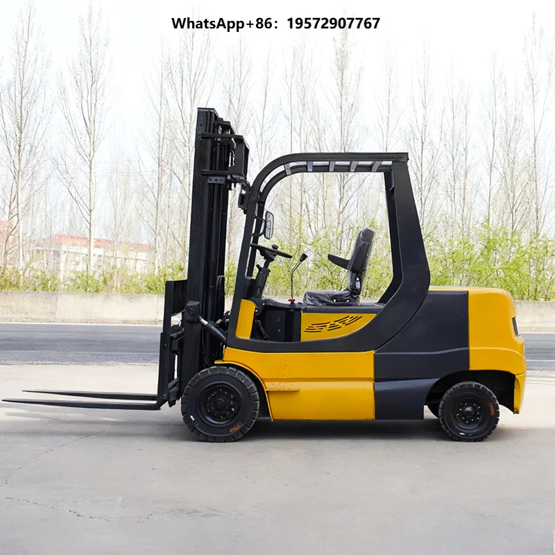 3 Ton Forklift with Forklift Attachment Hydraulic Small Electric Forklift