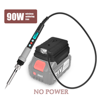 90W Wireless Electric Soldering Iron Fast Heating Digital Display Portable Battery Powered Soldering Iron For Makita