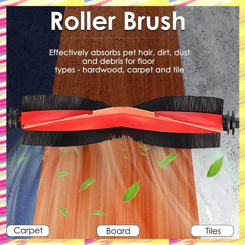 

ABJJ For Xiaomi Robot Vacuum X20 Max / D109GL Replacement Parts Main Brush Side Brush Hepa Filter Mop Cloth Dust Bag