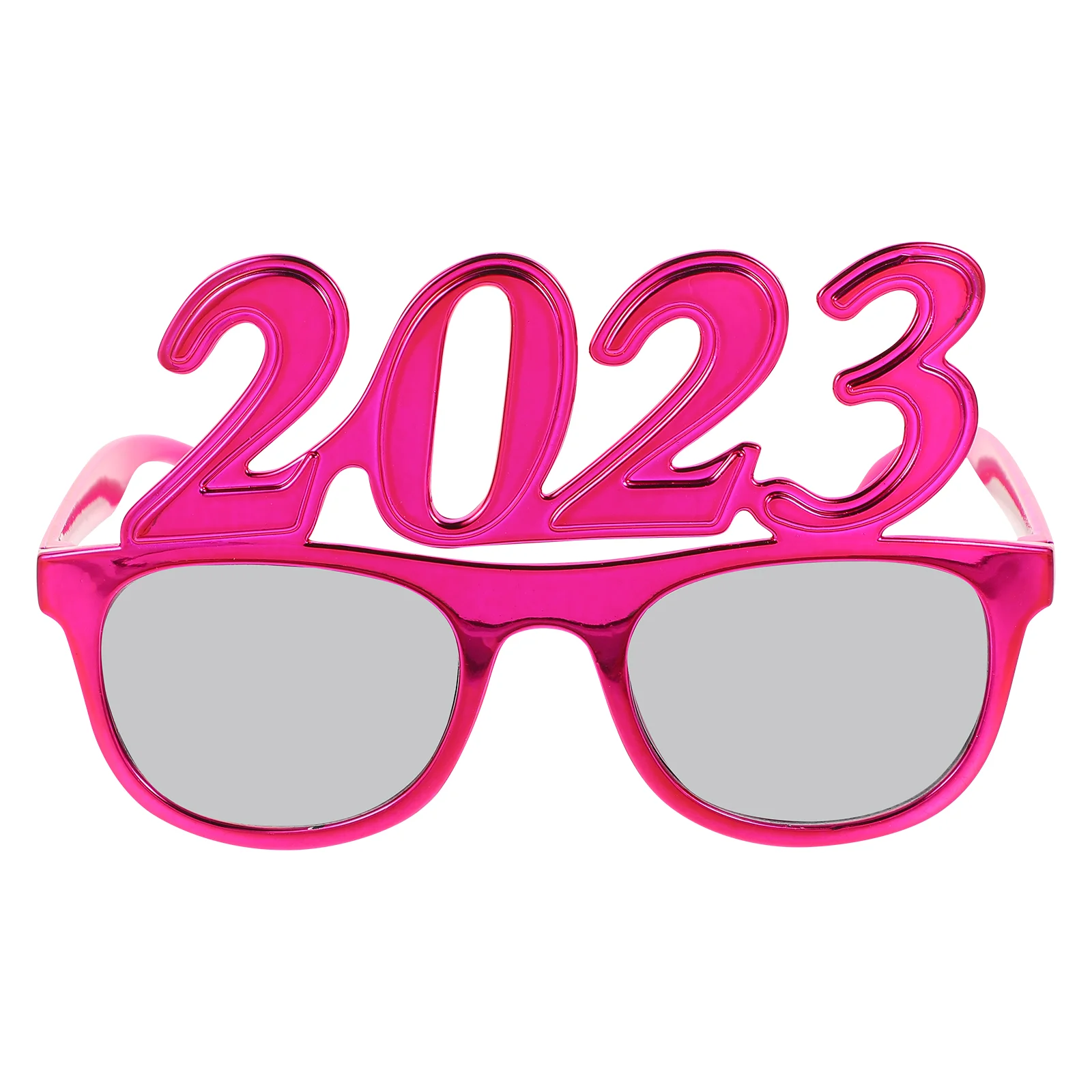 

Party Eyeglasses Decor 2023 Rosy Colored Heart Shaped PC Material Graduation Eyewear Novel Stylish New Year Glasses
