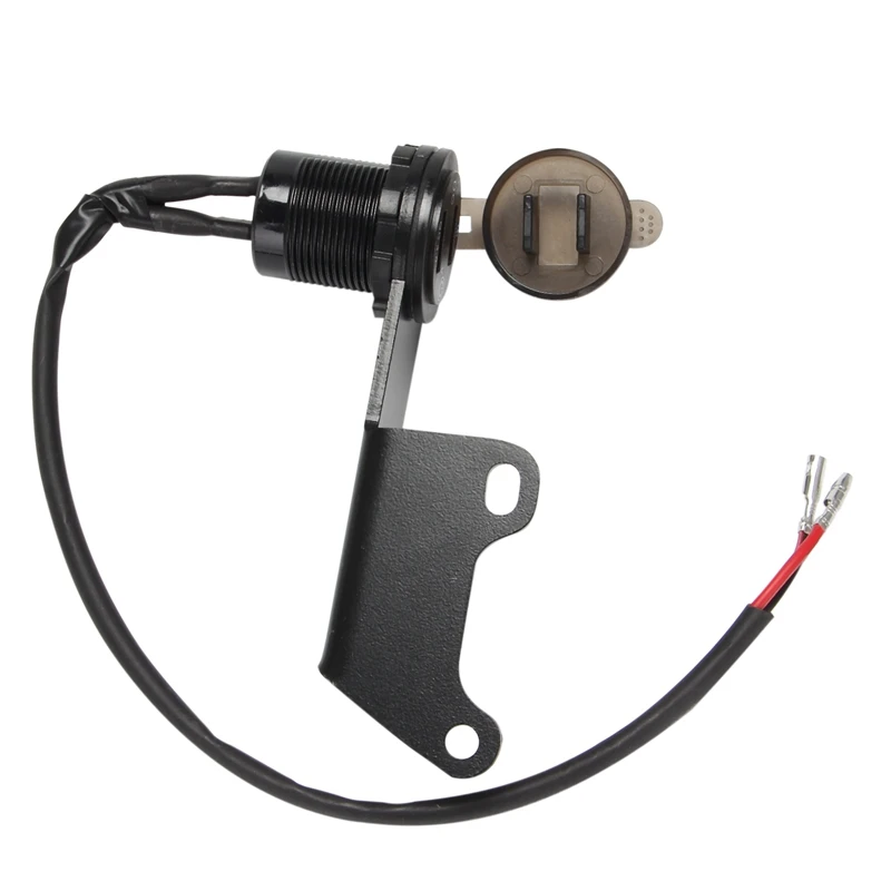 Motorcycle Dual USB Charger 3.0 USB Fast Charge With LED Light For Honda Rebel CM500 CM300