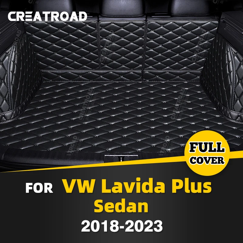 

Full Coverage Trunk Mat For VOLKSWAGEN VW Lavida (Plus) sedan 2018-2023 22 21 20 Car Cover Pad Interior Protector Accessories