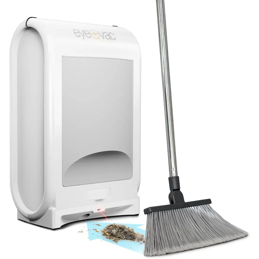

Touchless Vacuum Automatic Dustpan - Ultra Fast & Powerful - Great for Sweeping Salon Pet Hair Food Dirt Kitchen, Corded Caniste