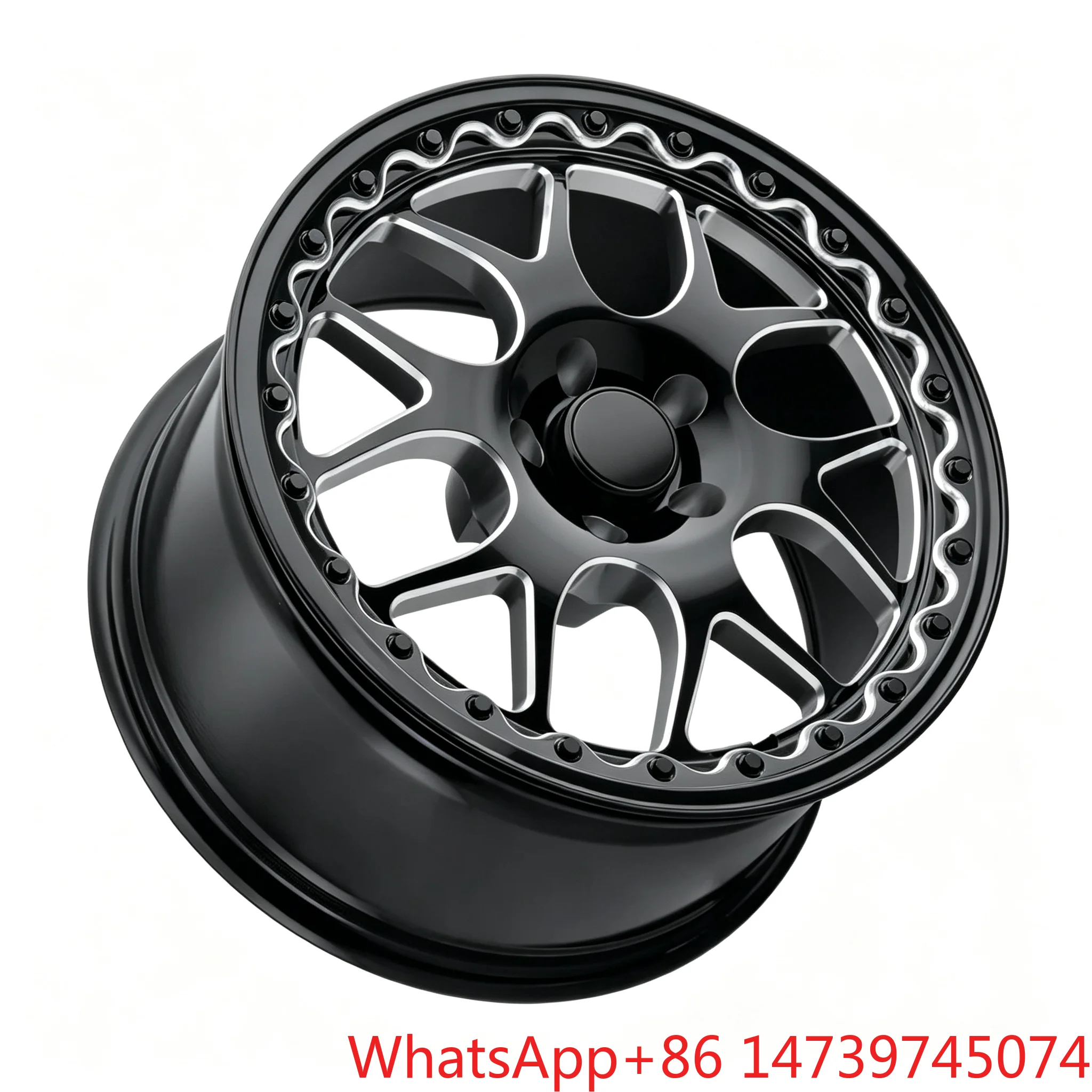 15x10 Inch 5/6 Hole 10J Flow Form Beadlock Wheels Custom Color 6061 Aluminum Offroad Racing RimsECE R124 E‑Mark JWL