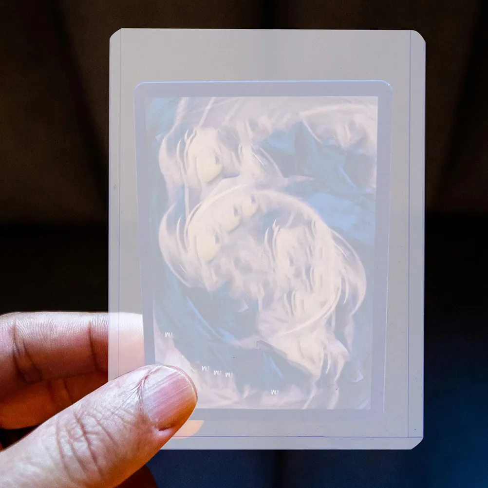 30pcs Transparent Hard Sleeves for Trading Cards – Protective Storage Covers