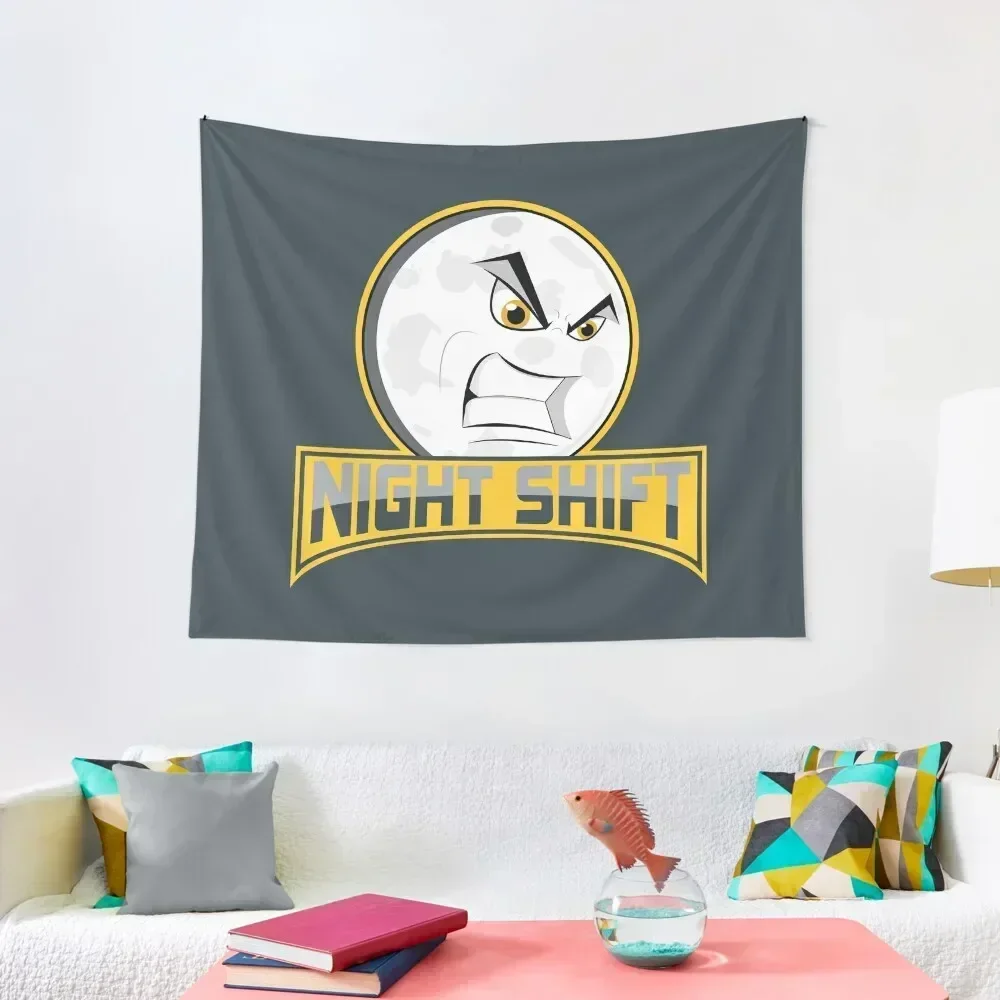 Night Shift Tapestry Tapete For The Wall Home Decorations Aesthetic Decoration Bedroom Tapestry