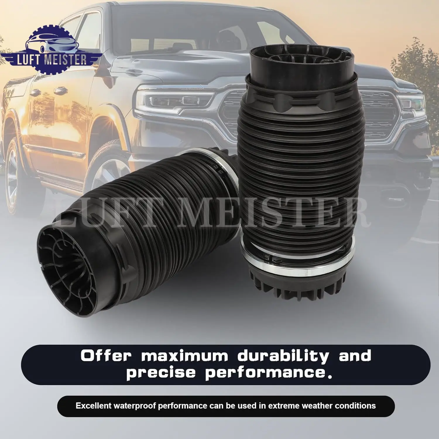 2 قطعة زنبرك تعليق هوائي خلفي لدودج رام 1500 2013-2018 منفاخ الهواء 68248948 أأ 04877136 أأ 04877136 AB #4