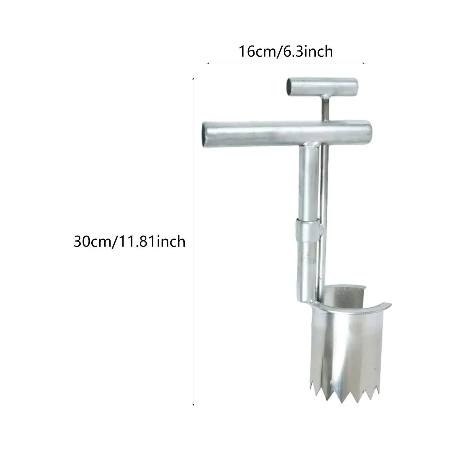 Durable Stainless Steel Bulb Planter for Garden Plant Transplanting Essential Tool for Seedling Flower
