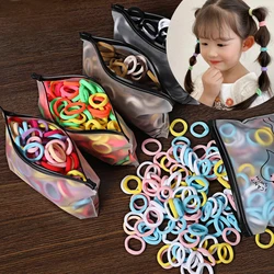 100pcs Children Elastic Hair Bands Baby Rubber Band For Kids Sweets Scrunchie Hair Ties Clips Headband Girls Hair Accessories