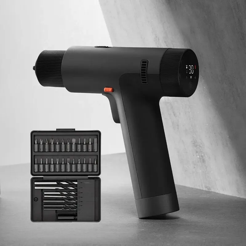 Xiaomi Mijia Brushless Smart Household Electric Drill Set 24 Steel Bit Multifunction Rechargeable 2000mAh 3 Modes Screwdriver