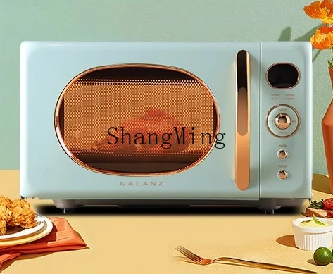 ZYY ретро-микроволновая печь, плоская, 20 литров, маленькая, мини-домашняя, умная микропаровая печь