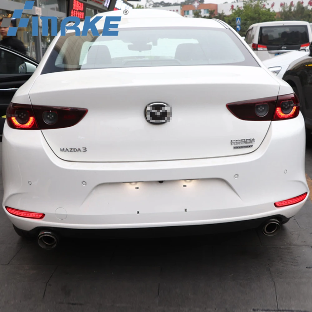 

Для Mazda 3 Mazda3 Axela 2019 2020 2021 2022 Автомобильная задняя противотуманная фара светодиодный задний бампер стоп светильник динамический сигнал поворота светильник отражатель