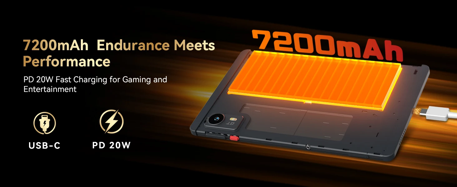 Headwolf TiTan1 4G LTE Tablet 8.8 Inch Dual SIM 12G+256GB 7200mAh Android 15 Gaming Tablet MTK Dimensity 8300