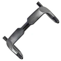 BIKEDOC New Type Bent Bar Track Bar Carbon Handlebar Drop Bar UD Matte 31.8mm*310/390MM Races Bars Bicycle Parts Ultra light